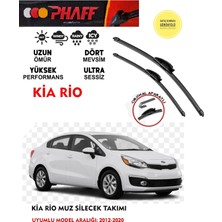 Phaff Kia Rio Silgeç Sileceği Takımı 2014 Model Araca Özel Aparat