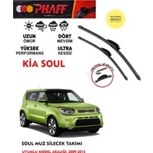 Phaff Kia Soul Silgeç Sileceği Takımı 2012 Model Araca Özel Aparat