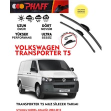 Phaff Volkswagen Transporter T5 Silgeç Silgeç Sileceği Takımı 2006 Model Araca Özel Aparat