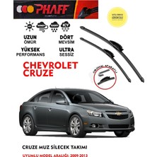 Phaff Chevrolet Cruze Silgeç Sileceği Takımı 2011 Model Araca Özel Aparat