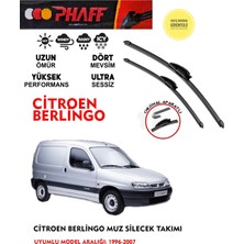 Phaff Citroen Berlingo Silgeç Sileceği Takımı Araca Özel Aparat (1996 - 2007)