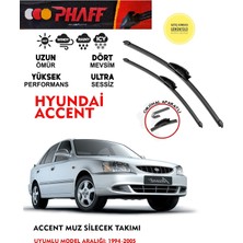 Phaff Hyundai Accent Silgeç Sileceği 2001 Model Araca Özel Aparat