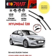 Phaff Hyundai I20 Silgeç Sileceği Takımı 2013 Model Araca Özel Aparat