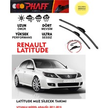 Phaff Renault Latitude Silgeç Sileceği Takımı 2011-2015 Arası Araca Özel Aparat