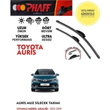 Phaff Toyota Auris Ön Silgeç Sileceği Takımı 2015 Model Araca Özel Aparat