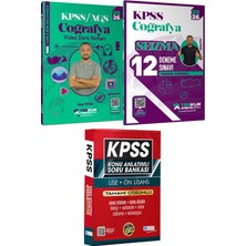 Yediiklim Yayınları 2026 Kpss Atölye Serisi Coğrafya Video Ders Notları ve Seizma 12 Deneme - Lise Önlisans Konu Ant. Soru