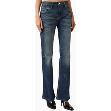 EB Denim Maria Mid-Rise Bootcut Jeans, Lüks ve Konforlu Günlük Denim