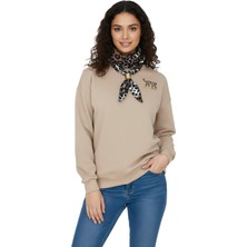 Baglan Kadın Spor Sıfıryaka Sweatshirt Fular Lı BGL-ST05062
