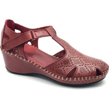 Venüs Linda Hakiki Deri Comfort Ortopedik Kadın Sandalet