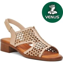 Venüs Nimbatik Hakiki Deri Comfort Ortopedik Kadın Sandalet