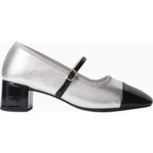 Repetto Georgiana 45 Ballerina Topuklu, Metalik-Rugan Deri, Ayarlanabilir Kayışlı Tasarım