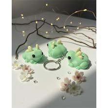 Peri Kurbağa 1 Adet Anahtarlık  - Çanta Süsü, Charm, Hediyelik, Figür, dekorasyon, aksesuar, süs Nycruin3D
