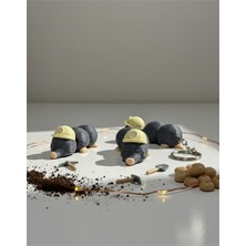 Nycruin3D Hareketli Inşaatçı Kunduz Anahtarlık 1 Adet - Çanta Süsü, Charm, Hediyelik, Figür, dekorasyon, aksesuar, süs