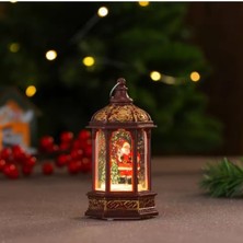 Yılbaşı Karnavalı Işıklı Altıgen Noel Kardam Adam Süsleri