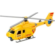 Khi-Zai Maxx Wheels Sesli ve Işıklı Çek Bırak Die Cast Helikopter