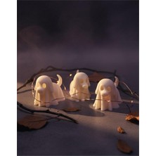 Hayalet Köpek Figür, Hediyelik Biblo 1 ADET - Figür, aksesuar, dekorasyon, oyuncak, Beyaz, Nycruin3D