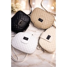 Adım Moda Kadın Kapitone Çapraz Askılı Çanta – 3 Bölmeli, Şık Tasarım