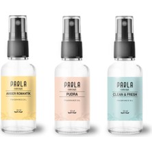 Parla Concept Yün Kurutma Topu Koku Spreyi - Çamaşır& Kumaş Spreyi - 30 ml - Clean&fresh - Pudra - Amber Romantik