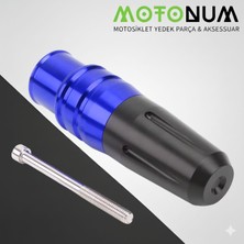Motonum Yamaha Cygnus L Egzoz Koruma TAKOZU-MAVI-MEK0332