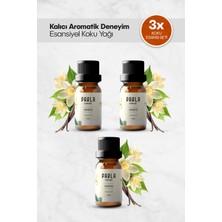 Parla Concept Çamaşır Yün Kurutma Topu Koku Seti - 10 ml - 3 Adet Vanilya - Esansiyel Uçucu Yağ