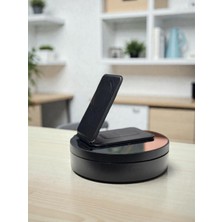 Ozokstore Manyetik Standlı Deri Magsafe Cüzdan Arkası Kartlıklı