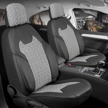 Startcar Peugeot 307 Yarı Deri Oto Koltuk Kılıfı Ön Arka Set Füme Lotus Seri Scr
