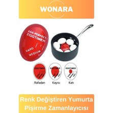 Wonara Özel Üretim Zaman Ayarlı Haşlama Dereceli Kullanışlı Renk Değiştiren Yumurta Pişirme Göstergesi