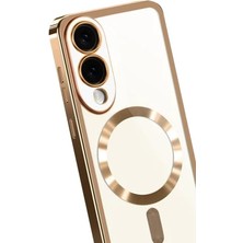 Zipax Samsung Galaxy S25 Edge Uyumlu Kılıf M-Safe Şarj Özellikli Azn-Kross