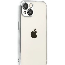 Zipax Apple iPhone 15 Uyumlu Kılıf Silikon Lazer Lensli Kamera Korumalı Azn-Razer