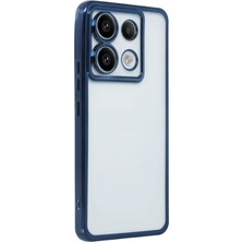 Zipax Xiaomi Poco M6 Pro 4g Uyumlu Kılıf Silikon Lazer Lensli Kamera Korumalı Azn-Razer
