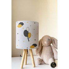 Talia Home Sarı Balonlu Çocuk Odası Abajur Masa Lambası TLAB-002