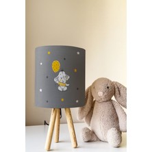 Talia Home Balon ve Fil Desenli Çocuk Odası Abajur Masa Lambası TLAB-122