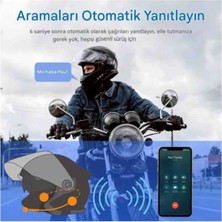 MT962 Motosiklet Kask Içi Bluetooth Kulaklık ve Mikrofon Seti