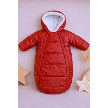 DeKuBaby Içi Welsoft Kürklü Yeni Doğan Bebek Kundak - Tulum Mont