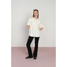 Loco Loco Kız Çocuk Süprem Saten Fiyonk Tshirt