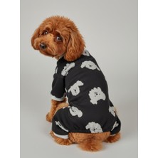 Kemique Doggy Köpek Tulumu | Pamuklu Penye Köpek Pijaması | Küçük Irklar Için | Tüy Dökülmesini Azaltır