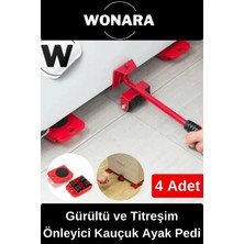 Wonara Özel Üretim Abs Plastik Tekerlekli Krikolu Ağır Beyaz Eşya ve Mobilya Kaydırma Aleti Seti