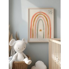 Fuart.Co Yıldızlı Geçit Temalı Çocuk Odası Posteri Kuşe Baskı (Çerçevesiz) CCFU