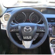 Mazda 3  Kaplama Deri Direksiyon Kılıfı
