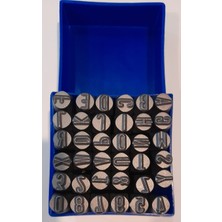 FourForce Çelik Numaratör Made In Germany (8mm Takımı) 36 parça