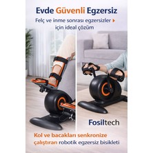 Evde Kullanıma Uygun Otomatik Egzersiz Robot Bisikleti + Bacak Destek Aparatı