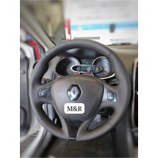 Clio 4 Makyajsız Kasa Orijinal Kaplama Deri Direksiyon Kılıfı