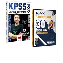 Kpss  Ilyas Güneş Matematik 22 Deneme +Atölye Mehmet Bilge Yıldız Matematik 30 Deneme Set