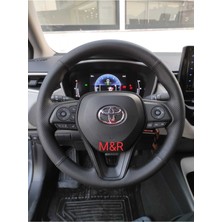 Toyota Corolla 2021-2024  Kaplama Deri Direksiyon Kılıfı