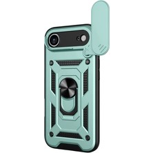 Zipax Apple iPhone 17 Air Uyumlu Kılıf Standlı Kamera Korumalı Tank Kapak Azn-Pars