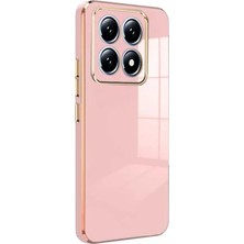 Zipax Xiaomi Mi 14T Pro Uyumlu Kılıf Parlak Silikon Kılıf Azn-Volet