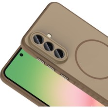Zipax Samsung Galaxy A56 Uyumlu Kılıf M-Safe Şarj Özellikli Şık Tasarım Zr-Tea