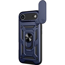 Zipax Apple iPhone 17 Air Uyumlu Kılıf Standlı Kamera Korumalı Tank Kapak Azn-Pars