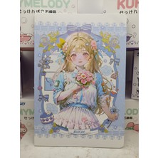 Meyra Accessories Anime Prenses Kız Temalı Renkli Sayfalı Notebook Defter Ajanda Okul Defteri Yeni Model Baskılı