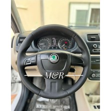 Skoda Fabia Kaplama Deri Direksiyon Kılıfı